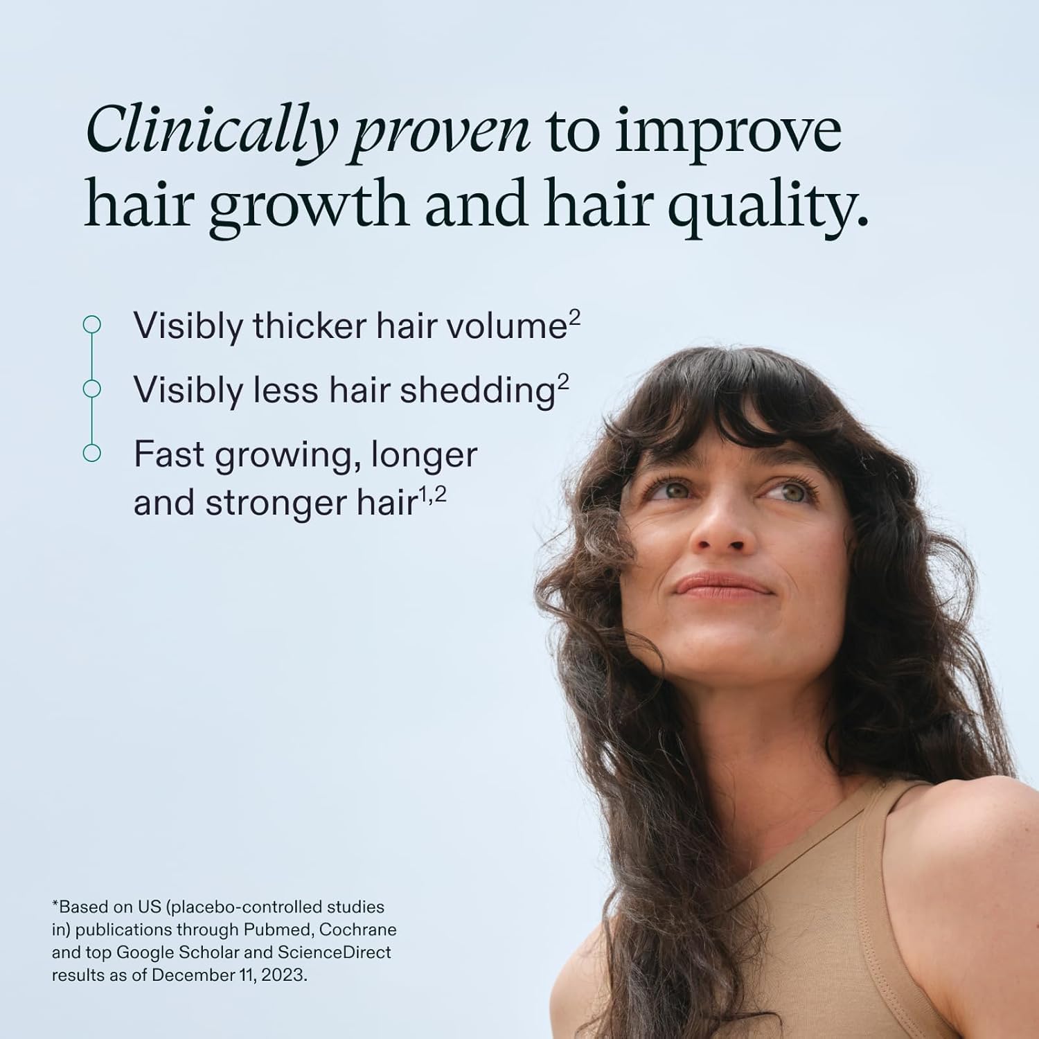 Nutrafol Women's Hair Growth Supplements, Ages 18-44, Clinically Proven for Visibly Thicker and Stronger Hair, Dermatologist Recommended - 1 Month Supply